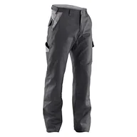 Akcesoria i części do okapów - KÜBLER Workwear KÜBLER IDENTIQ Cotton spodnie robocze, antracytowe, rozmiar 62, męskie spodnie robocze z bawełny, spodnie robocze z kieszeniami ochronnymi na kolana zgodnie z normą EN 14404, wygodne - miniaturka - grafika 1