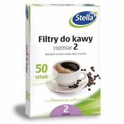 Akcesoria i części do ekspresów do kawy - Stella Filtry Do Kawy Nr 2 50Szt - miniaturka - grafika 1