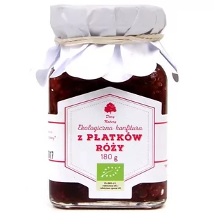 Dary Natury inne BIO KONFITURA Z PŁATKÓW RÓŻY BIO 180 g - Dżem - miniaturka - grafika 1