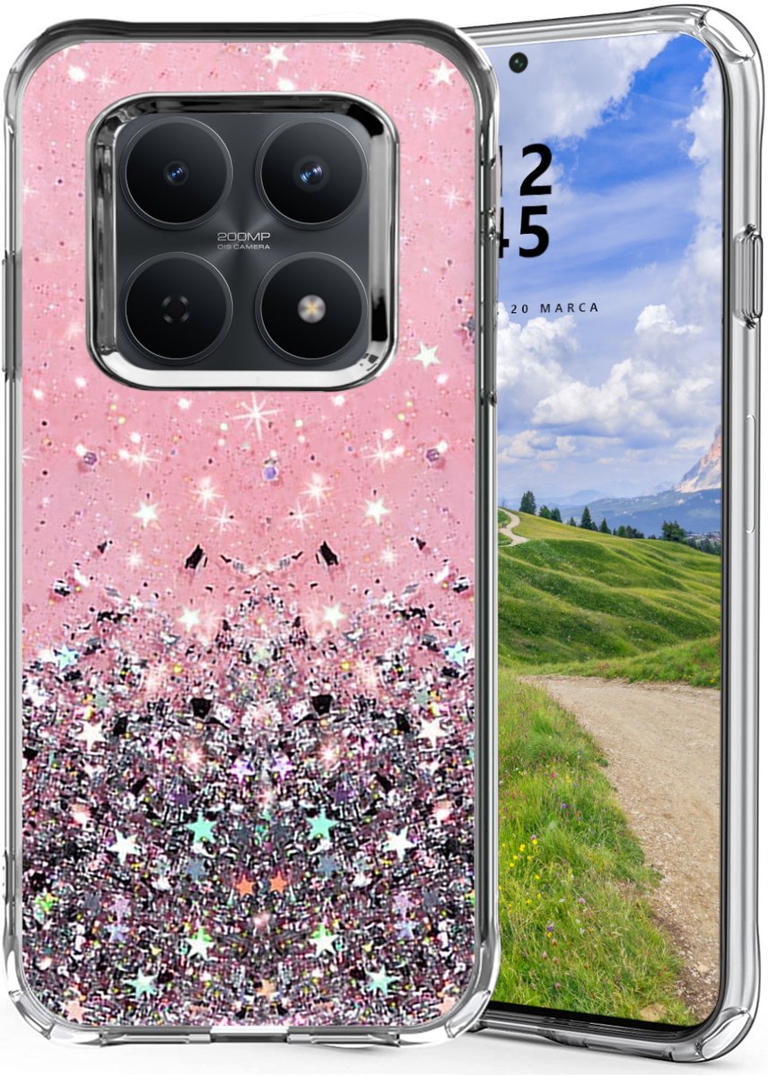 Etui do Xiaomi Redmi Note 15 5G / Poco M8 5G GLITTER SHINE KOLOROWY BROKAT