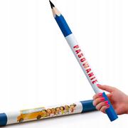 Kredki, ołówki, pastele i pisaki - Ołówek niebieski, Pasowanie na ucznia 1 szt. - miniaturka - grafika 1