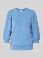 Bluzy damskie - Bluza z prążkowanymi wykończeniami model ‘TENNY’ - miniaturka - grafika 1