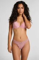 Majtki damskie - Hunkemöller Stringi z niskim stanem Madison Fioletowy - miniaturka - grafika 1