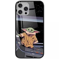 Etui i futerały do telefonów - ERT GROUP etui na telefon Apple Iphone 13 MINI, case oryginalny i oficjalnie licencjonowany przez Star Wars, wzór Baby Yoda 025, wykonany z hartowanego szkła, etui ochronne - miniaturka - grafika 1