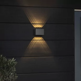 Konstsmide Lampa ścienna LED Chieri, 1 x 8 W, antracytowa - Lampy ogrodowe - miniaturka - grafika 1