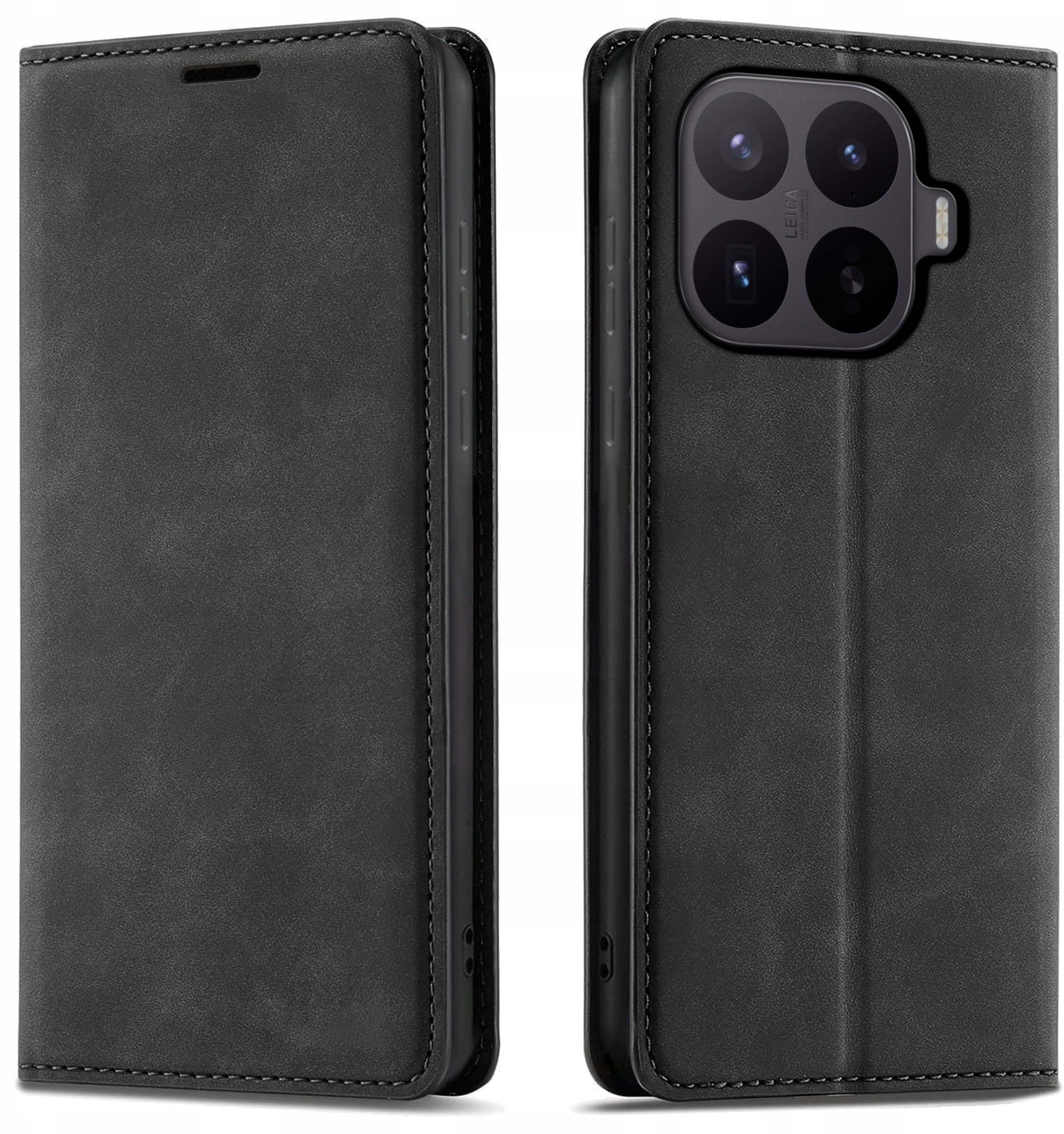krainaGSM Etui Z Klapką Do Xiaomi 17T Pro Zamykane Magnetyczne Skórzane + Szkło 9H
