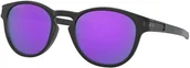 Okulary sportowe - Oakley Oakley Latch Okulary przeciwsłoneczne Kobiety, matte black/prizm violet 2021 Okulary przeciwsłoneczne OO9265-5553 - miniaturka - grafika 1