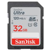 Karty pamięci - SanDisk Ultra SDHC 32GB 120MB/s Class 10 UHS-I - miniaturka - grafika 1