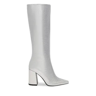 Kozaki Nine West SAMAA SJ1453-2 Srebrny - Kozaki damskie - miniaturka - grafika 1