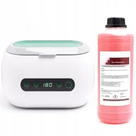 Lutownice - Myjka / wanna ultradźwiękowa PS-06A 35W 600ml + płyn  SurfaSonic 1L - miniaturka - grafika 1