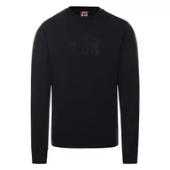 Bluzy sportowe męskie - Bluza The North Face Drew Peak Sweater 0A4SVRJK31 - czarna - miniaturka - grafika 1