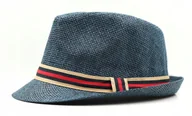 Czapki męskie - Letni kapelusz męski granat TRILBY 14 Pako Jeans - miniaturka - grafika 1