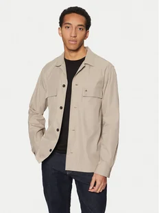 Calvin Klein Koszula K10K113815 Beżowy Regular Fit - Koszule męskie - miniaturka - grafika 1
