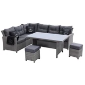 Pozostałe meble ogrodowe - HAVANNA COMBI - narożnik ogrodowy z rattanu - miniaturka - grafika 1