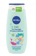 Kosmetyki kąpielowe dla dzieci - Nivea, Kids, Zel pod prysznic, jablko, 250ml (PRODUKT Z NIEMIEC) - miniaturka - grafika 1