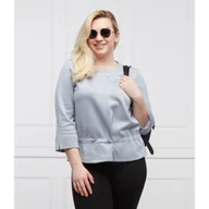 Bluzy damskie - Persona by Marina Rinaldi Bluza OFFSIDE plus size | Straight fit - miniaturka - grafika 1