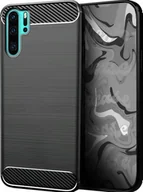 Etui i futerały do telefonów - Hello Case ETUI DO HUAWEI P30 PRO PANCERNE KARBON CASE CZARNE - miniaturka - grafika 1