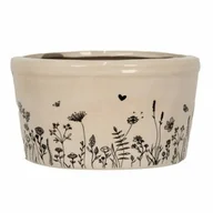 Donice - Ceramiczna Osłonka Łąka B Clayre & Eef - miniaturka - grafika 1