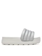 Klapki i japonki damskie - Puma Klapki Karmen Slide Puffy 400679 01 Szary - miniaturka - grafika 1