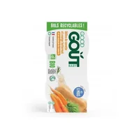 Dania dla dzieci - Good Gout BIO Puree z dyni piżmowej i marchewki, 2x190g - miniaturka - grafika 1