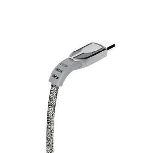 Dudao kabel USB - USB Typ C 5 A 1 m szary (L3PROT gray) - Kable USB - miniaturka - grafika 3