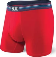 Majtki męskie - SAXX Bokserki męskie Ultra Boxer Brief Fly Red r. S - miniaturka - grafika 1