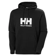 Bluzy męskie - Męska Bluza HELLY HANSEN HH LOGO HOODIE 2.0 30394_990 – Czarny - miniaturka - grafika 1