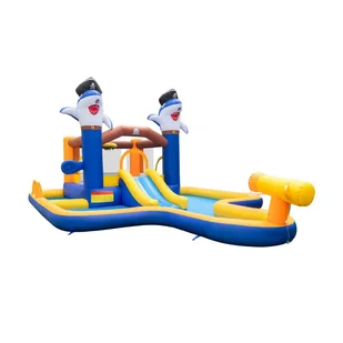 Dmuchany zamek wodny Park wodny Plac zabaw 578 x 408 x 159 cm - Place zabaw - miniaturka - grafika 1