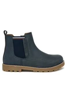 Tommy Hilfiger Trzewiki T1X5-33700-0124 S Granatowy - Buty dla chłopców - miniaturka - grafika 1