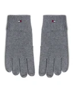 Rękawiczki - Tommy Hilfiger Rękawiczki Męskie Essentials AM0AM12845 Szary - miniaturka - grafika 1