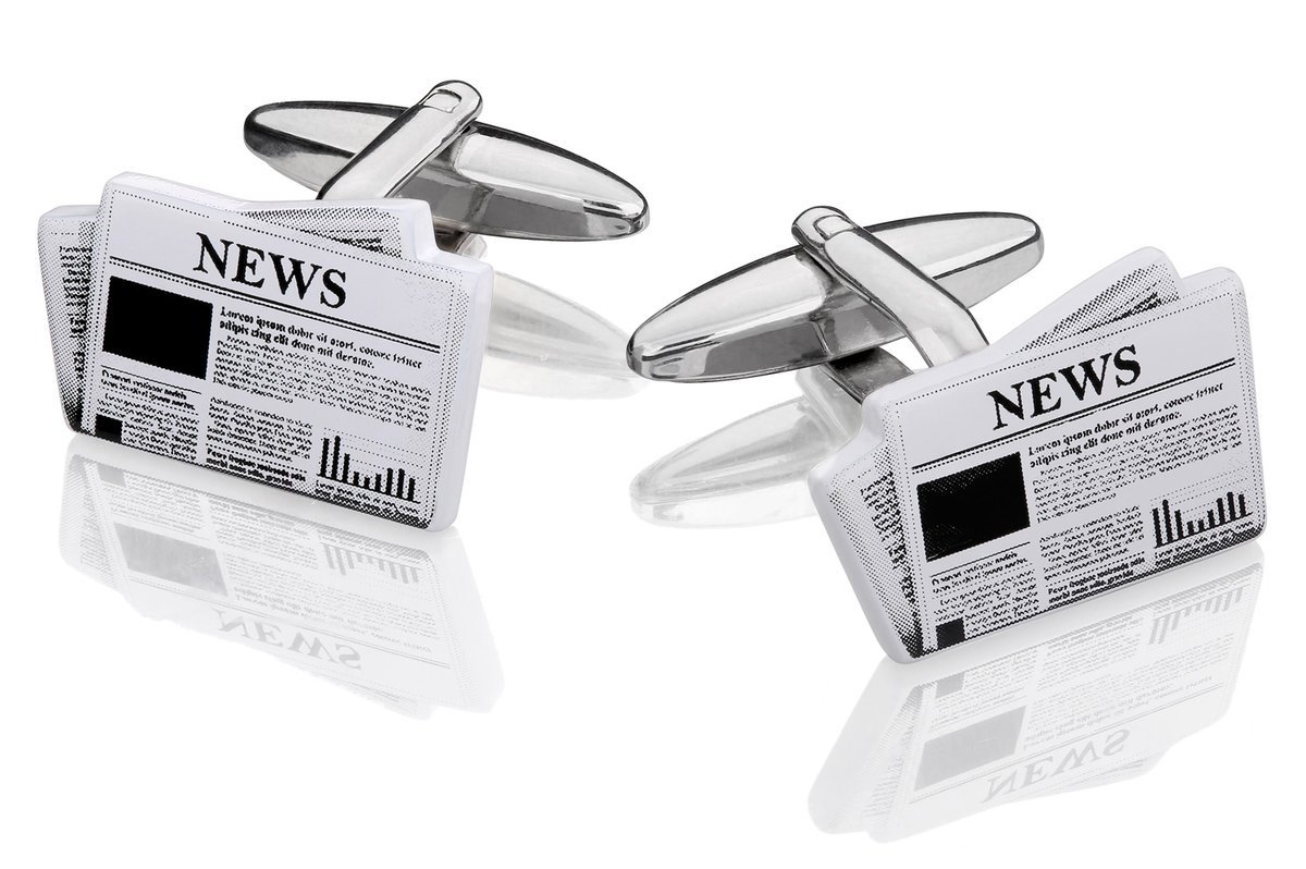 Spinki do mankietów Poranna gazeta SD-1488