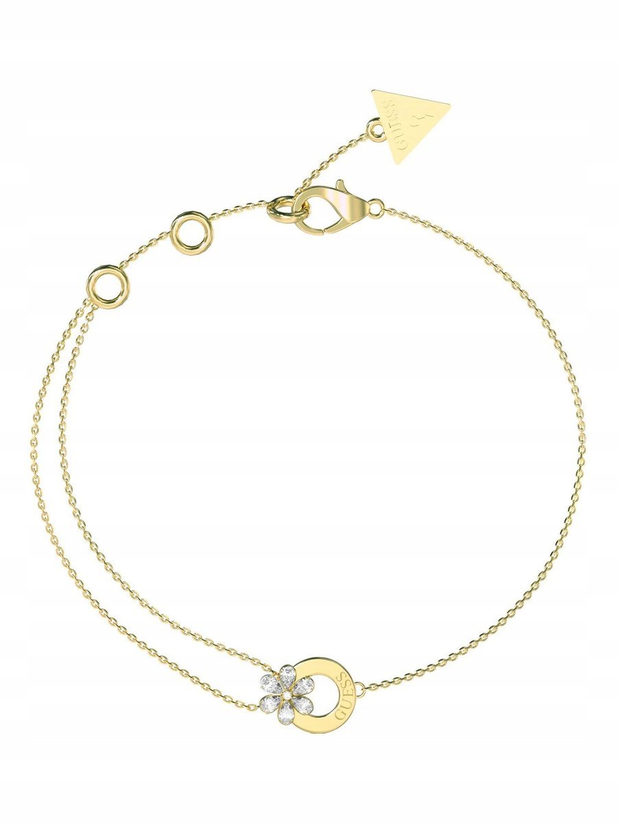 Bransoletka damska Guess serce złota na prezent JUBB05111JW-YG-L