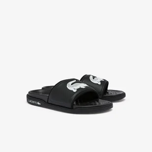 Damskie Klapki LACOSTE SHOES 43CFA0040.312 – Czarny - Klapki i japonki damskie - miniaturka - grafika 1