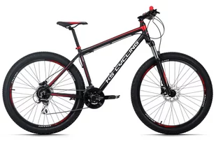 KS Cycling Xceed Plus 27,5 cala Czarno-czerwony - Rowery - miniaturka - grafika 1