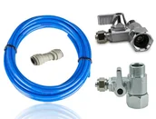 Akcesoria i części do lodówek - Zestaw Zawór 1/2, Niebieski Wężyk 10m, Złączka 1/4 - miniaturka - grafika 1