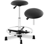 Fotele i krzesła biurowe - Fromm & Starck Taboret biurowy 120 kg czarny podnóżek wysokość 530 800 mm STAR_STOOL_01 - miniaturka - grafika 1