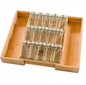 Pojemniki kuchenne - WKŁAD DO SZUFLADY NA PRZYPRAWY Rozsuwany ORGANIZER - miniaturka - grafika 1