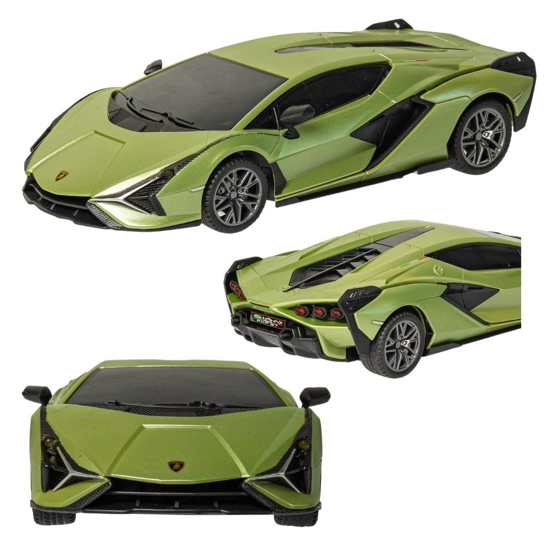 Zdalnie sterowany Lamborghini Sian 1:24 RW RC zielone auto