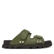 Klapki i japonki damskie - Klapki Hunter HFRU0004251 Zielony - miniaturka - grafika 1