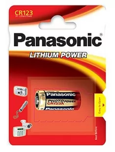 Panasonic CR123A 3V - Baterie i akcesoria - miniaturka - grafika 1