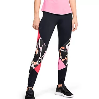 Legginsy - Under Armour damskie legginsy Rush Wild Czarny XS 1351730-001-X-Small - grafika 1