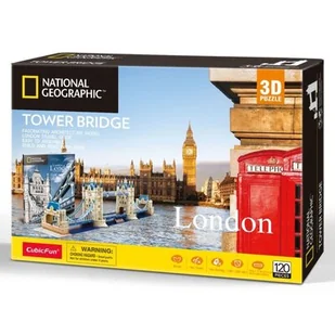 Cubicfun National Geographic, puzzle 3D Tower Bridge - Puzzle - miniaturka - grafika 1