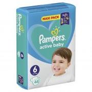 Pieluchy - Pampers Active Baby Dry Maxi Pack S6 44szt - miniaturka - grafika 1