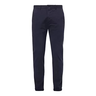 MARC O'POLO CASUAL spodnie męskie chinosy – klasyczne spodnie męskie w stylu z pięcioma kieszeniami ze zrównoważonej bawełny ekologicznej, niebieski, 30W / 34L - Spodnie męskie - miniaturka - grafika 1