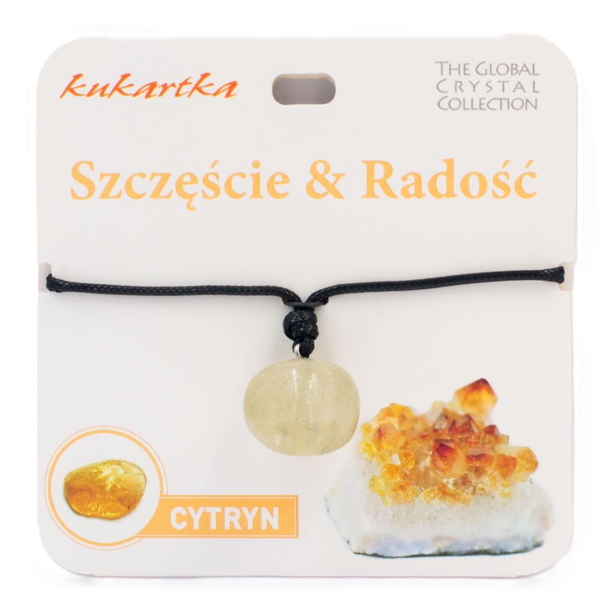 Naszyjnik kamień cytryn na prezent