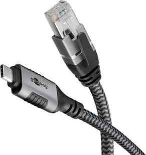 Goobay Kabel Ethernet USB-C do RJ45, 2 m - Kable USB - miniaturka - grafika 1