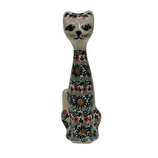 Ceramiczne kot egipski Ceramika Bolesławiec - Wielkanoc - miniaturka - grafika 1