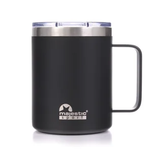 Kubek termiczny Majestic Sport Gump 400 ml czarny - Kubki termiczne - miniaturka - grafika 1