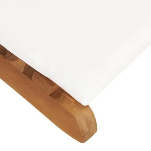 Leżaki z poduszkami, 2 szt., lite drewno tekowe - Leżaki ogrodowe - miniaturka - grafika 10
