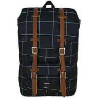 Plecaki - Grafoplás 37502010 Unequal Grid plecak z paskami, czarny, 30 x 47 x 17 cm - miniaturka - grafika 1